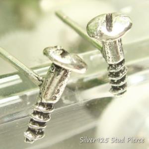 シルバーピアス お宝 ドルマーク 銭袋 ピアス a253(a-6-10) 送料無料