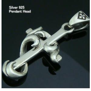 シルバー925クロス髪留め クロムハーツ ◇ フローラルクロス バレッタ / FLORAL CROSS