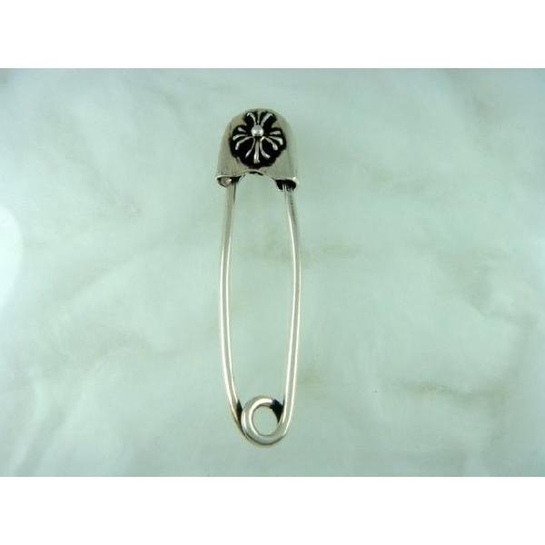 シルバー925 クロスフローリー型の十字架 ショールピン型ペンダントヘッド silver925 シル...