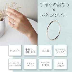 シルバーリング 指輪 ピンキーリング 親指リン...の詳細画像5
