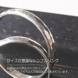 シルバーリング 指輪 ピンキーリング 親指リン...の詳細画像1