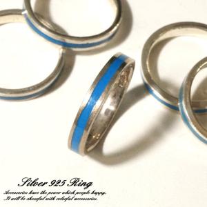 リング 指輪 シルバー925 メンズ レディース ライン 2本線 ライン