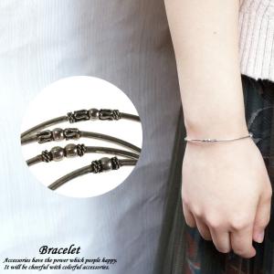 シルバー925 フォックステールチェーンブレスレット フォックステイル 