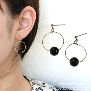 シルバーピアス シルバー925 フープピアス ぷっくり 三日月 ムーン 月