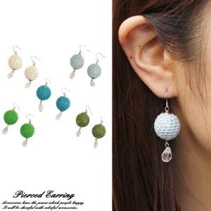 ピアス ロードナイト ソーダライト 天然石 ピンク ブルー アンティーク