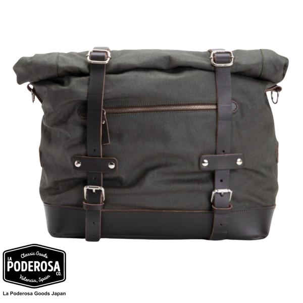 Bariloche 25L サドルバッグ グリーン サイドバッグ LaPoderosaGoods 国...