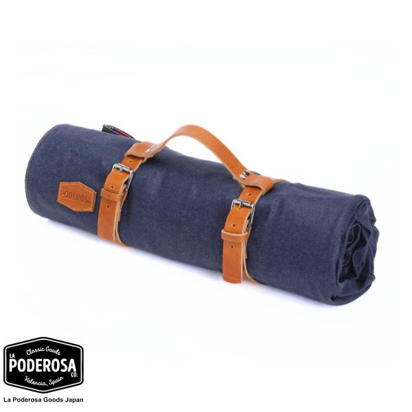 LaPoderosaGoods Blanket Poncho ブランケット ポンチョ デニム キャン...