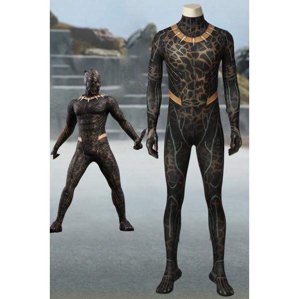 ブラックパンサー エリック・スティーヴンス キルモンガー ウンジャダカ コスプレ衣装 コスチューム ...
