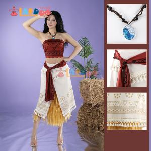 モアナと伝説の海 実写版 モアナ-Moana コスプレ衣装 コスチューム cosplay