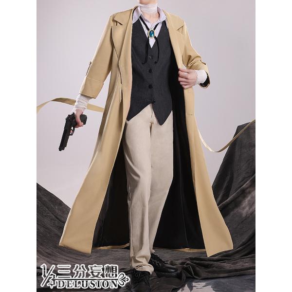 【三分妄想1/3Delusion】文豪ストレイドッグス 太宰治-だざい おさむ コスプレ衣装 コスチ...