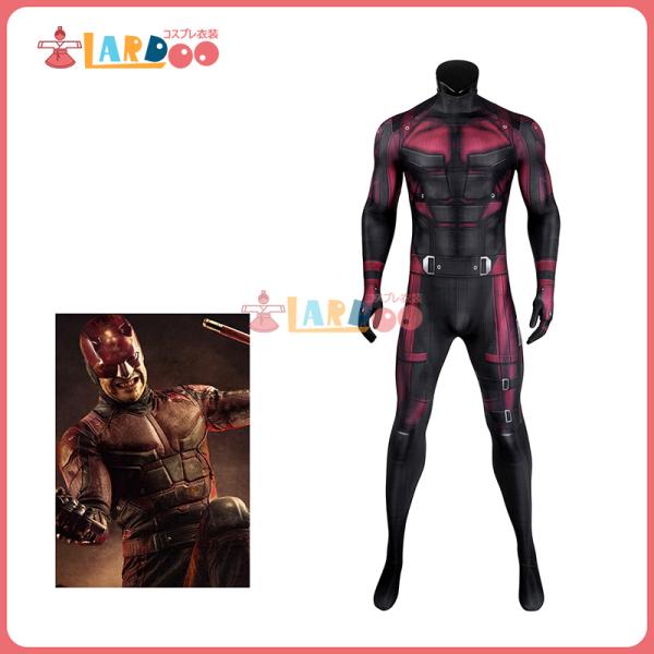 デアデビル Daredevil マシューマット マードック コスチューム 全身タイツ/ボデイースーツ...