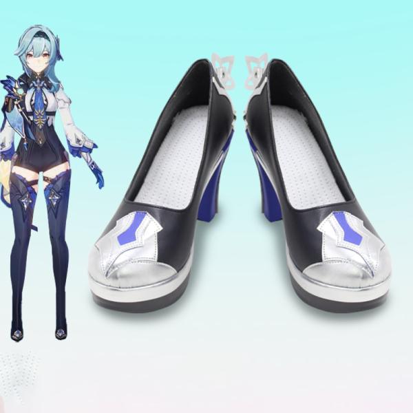 原神 genshin げんしん エウルア eula コスプレ靴/ブーツ cosplay