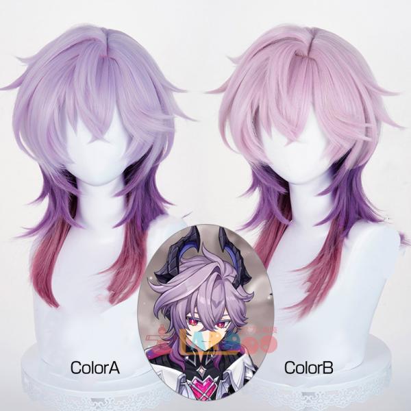 原神 Genshin モンド ドゥリン-Durin コスプレウィッグ ネット付き 未カット 耐熱 c...