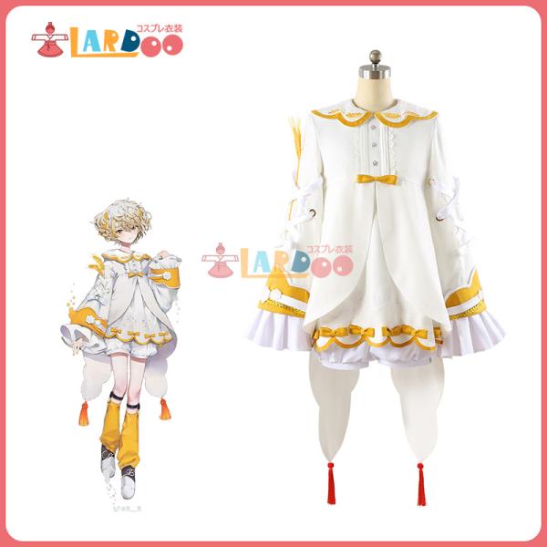 フラガリアメモリーズ風 ミュンナ コスチューム コスプレ衣装/靴