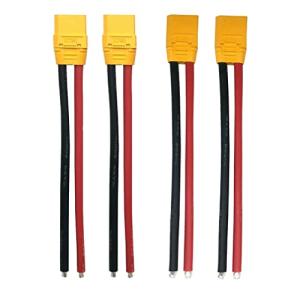 Boladge 2ペアXT90Hプラグバッテリーコネクタケーブルオスメスアダプタ 15CM 12AWGシリコンケーブル付き for