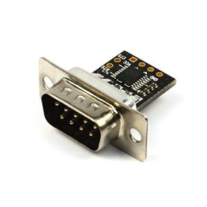 極小RS232-TTLコンバータモジュール- Ｄサブ９ピン オスコネクタ