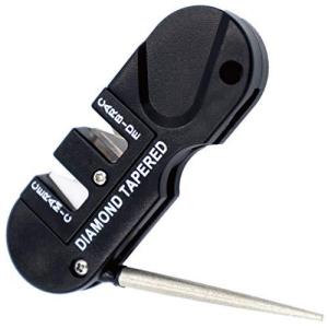 KM Global 3in1 携帯型 コンパクトシャープナー 日本語取り扱い説明書付き 砥石