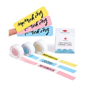 D30 ラベル Phomemo/Memoqueen/Memoking D30 プリンターと互換性があります 14mm x 50mm 130枚/巻 3巻