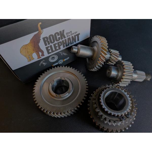 トランスファーダウンギア 『ロックエレファント/JB用』 Hi側(15.3% ダウン) Lo側 (1...