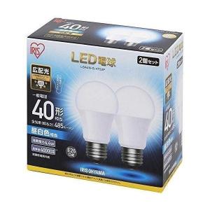 アイリスオーヤマ LDA4NG4T52P 昼白色 2個セット LED電球 E26 広配光 40形相当 IRIS