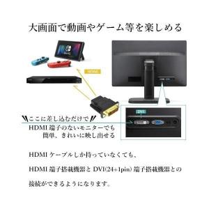 HDMI DVI 変換 アダプタ ケーブル H...の詳細画像2
