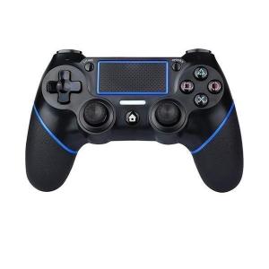 PS4 コントローラー 互換 ワイヤレス Bluetooth タッチパッド 加速度センサー 重力感応 6軸センサー イヤホンジャック付き PC Windows10対応 2021最新版 ((S