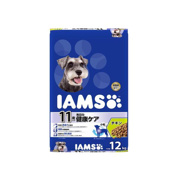 アイムス 11歳以上用 毎日の健康ケア チキン 小粒 12kg ドッグフード IAMS