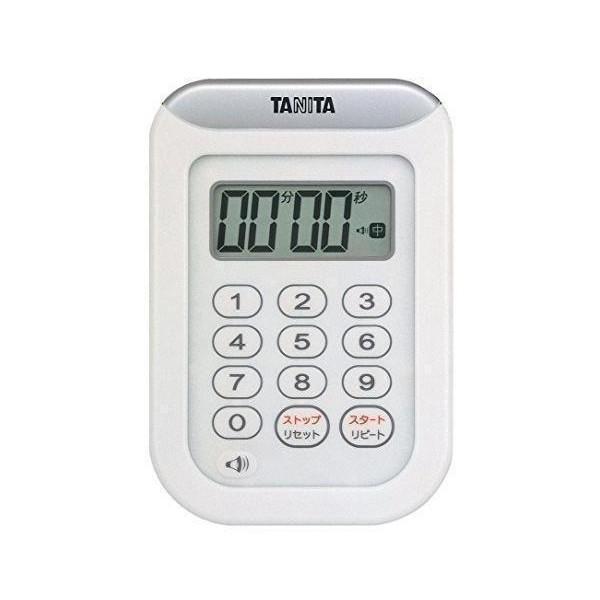 タニタ TD-378 WH キッチン タイマー ホワイト 防水 マグネット付き 100分 TANIT...