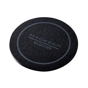 エレコム AMS-DSSTBK ブラック マグネットステッカー Magkeep 1枚入り ELECOM