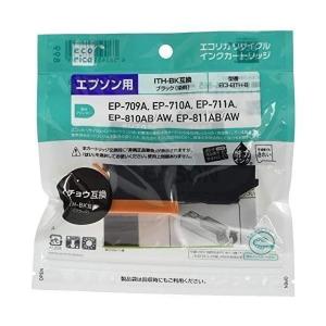 エコリカ ECI-EITH-B リサイクルインクカートリッジ ブラック エプソン ITH-BK対応 目印:イチョウ