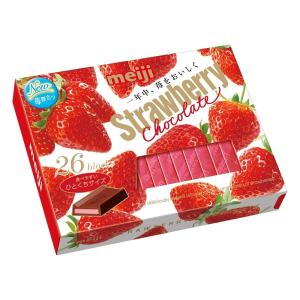明治　Strawberry chocolate 290個 明治 ストロベリーチョコレート BOX 26枚 6コ入り 2017/01/03発売