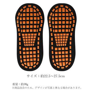 靴下 滑り止め付き ブラック ソックス くつ下...の詳細画像3