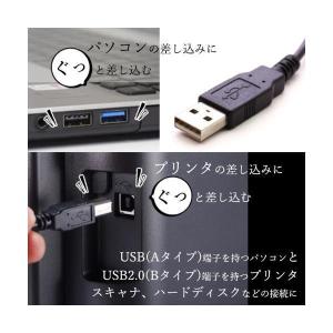 プリンターケーブル USB エプソン パソコン...の詳細画像2
