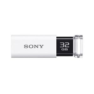 ソニー USM32GUW 32GB ホワイト USBメモリ USB3.0 キャップレス