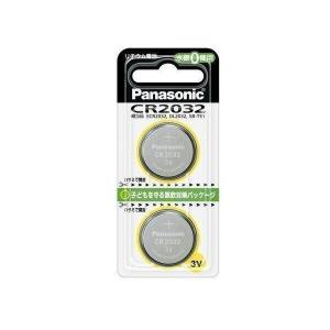 Panasonic CR2032 CR-2032/2P パナソニック CR20322P リチウム電池 コイン型 3V 2個入 純正品 ボタン電池