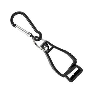 ゴルフ グローブホルダー グローブクリップ キーホルダー 手袋 片側カラビナタイプ タオルホルダー マルチフック 紛失防止 ((S