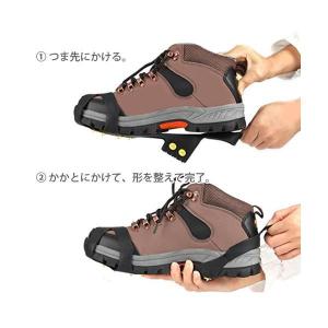 スノースパイク アイススパイク 靴 滑り止め ...の詳細画像3