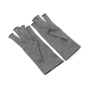 手袋 サポーター 着圧 バネ指 手首 引き締め 指なし 関節炎