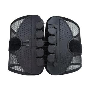 【未使用品】骨盤ベルト 洗濯可 【S】63-76cm ブラック/イエロー i-may_mgy690-sml