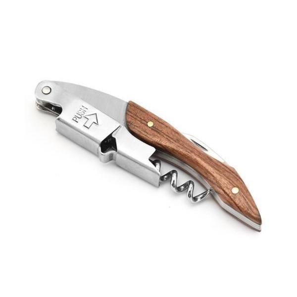 ワインオープナー スリムウッド ソムリエナイフ ワイン Wine Opener コルク抜き 木製 (...