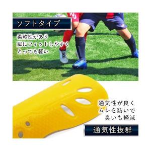 すね当て サッカー レガース シンガード キッ...の詳細画像2