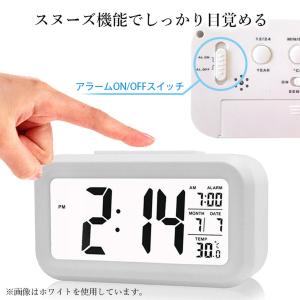 目覚まし時計 置時計 おしゃれ デジタル ライ...の詳細画像3