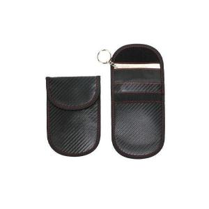 スマートキーケース リレーアタック対策 キーケース 車 鍵 電波遮断 カギ リレーアタック ブラック ((S