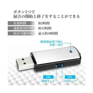 USB型 ボイスレコーダー 8GB ICレコー...の詳細画像2
