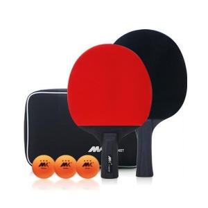 卓球 ラケット 初心者 中級者 2本 セット 両面 練習用