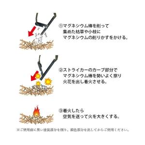 ファイヤースターター 火打石 マグネシウム キ...の詳細画像3