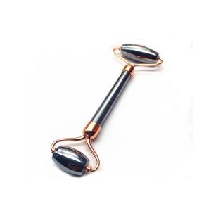 天然石 ローズクォーツ フェイスローラー ローズ ダブルヘッド