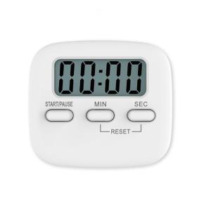 キッチンタイマー マグネット デジタルタイマー ホワイト LCDデジタル
