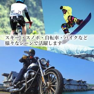 ネックウォーマー 目出し帽 ネイビー 防寒 ス...の詳細画像4