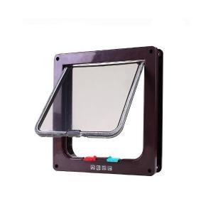 キャットドア ペットドア  ブラウン L 壁 取り付け 猫